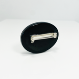 Back of the polka dots minimalist brooch