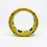 Abstract Pop Cuff Bracelet / In Olive Green