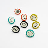 group image of the four different coloured pairs of stud earrings