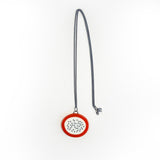 Polka Dot Oval Pendants