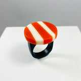 Candy Stripes Statement Rings