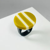 Candy Stripes Statement Rings