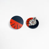 Lunula Clip-On Earrings