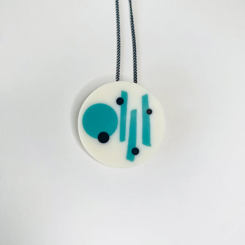Midcentury Modern Tilt Necklace