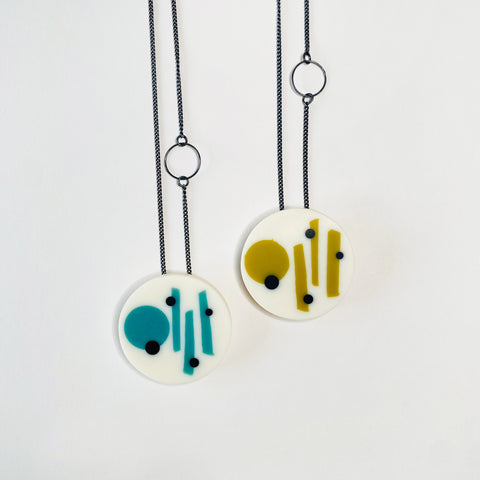 Midcentury Modern Tilt Necklace