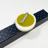 Lime Green Nabu Brooch