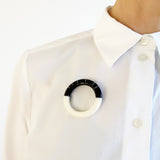 Lunula Hoop Brooch