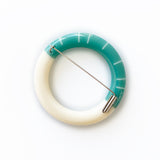 Lunula Hoop Brooch