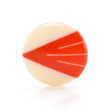 Geometric resin brooch