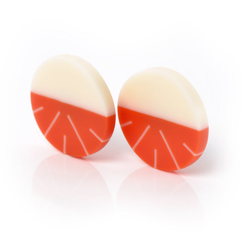 Lunula Clip-On Earrings