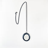 Large Pebble Shaped Monochrome Pendant