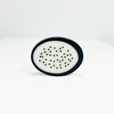 Polka dots minimalist brooch