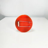 Harlequin Orange Brooch