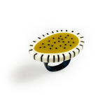 Olive Green Abstract Cocktail Ring