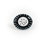 Small Monochrome Cocktail Rings