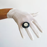 Small Monochrome Cocktail Rings