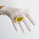 Olive Green Abstract Cocktail Ring