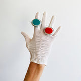 Striped Cocktail Rings
