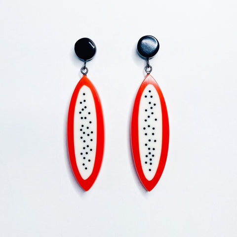 Sculptural Dotty Drop Earrings