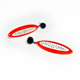 Sculptural Dotty Drop Earrings