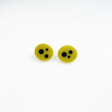 Polka Dots Oval Stud Earrings